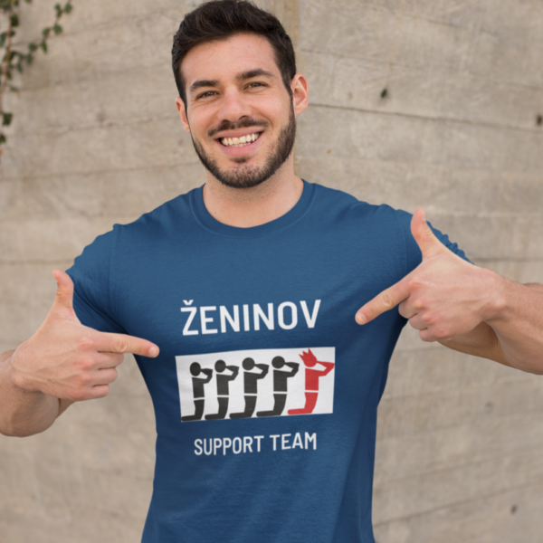 FANTOVSCINA-ZENINOVSUPPOERTMODRA.png Majica - Ženinov Support Team