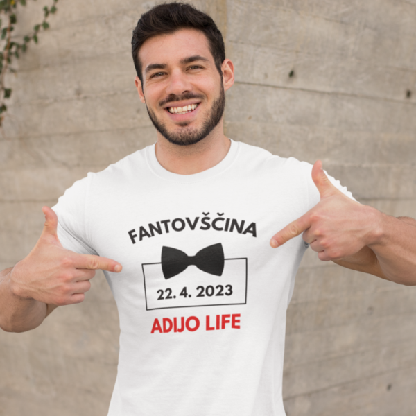 FANTOVSCINAADIJOLIFEBELA.png Majica - Fantovščina ADIJO LIFE