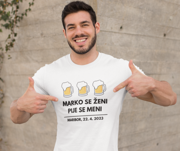 Majica - [IME PO ŽELJI] Marko Se Ženi, Pije Se Meni