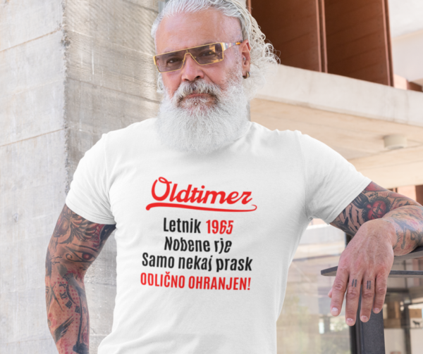Majica - OLDTIMER [letnica rojstva po želji]