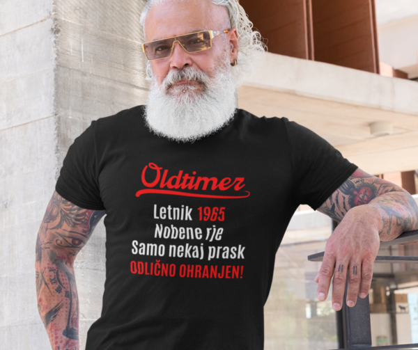 Majica - OLDTIMER [letnica rojstva po želji]