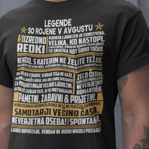 Outlet Majica Legende So Rojene - Avgust