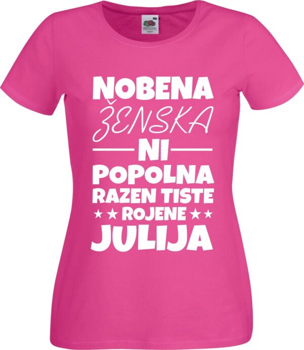 Outlet Majica Nobena Ženska Ni Popolna - JULIJ