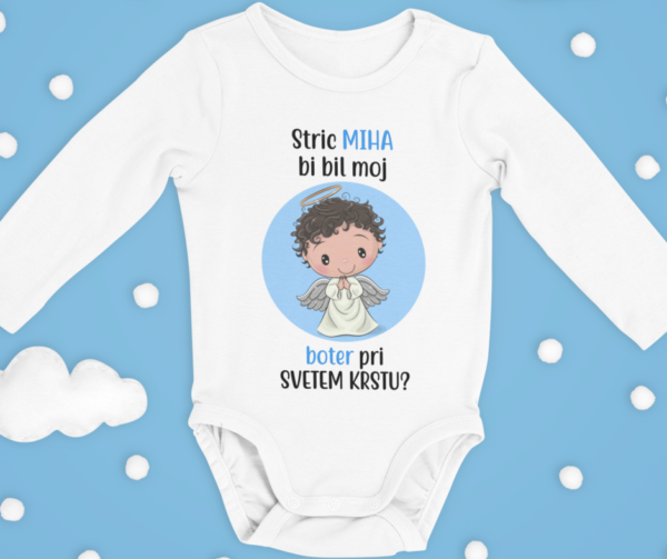 Otroški bodi - Boter Za Sveti Krst [IME PO ŽELJI]