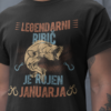Majica Legendarni Ribič je Rojen Januarja