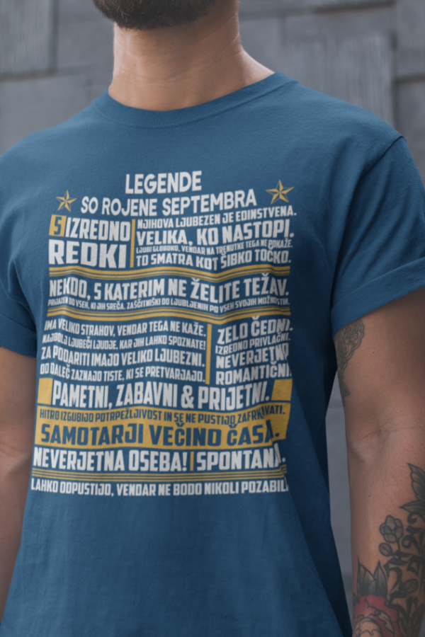 Majica Legende So Rojene Septembra