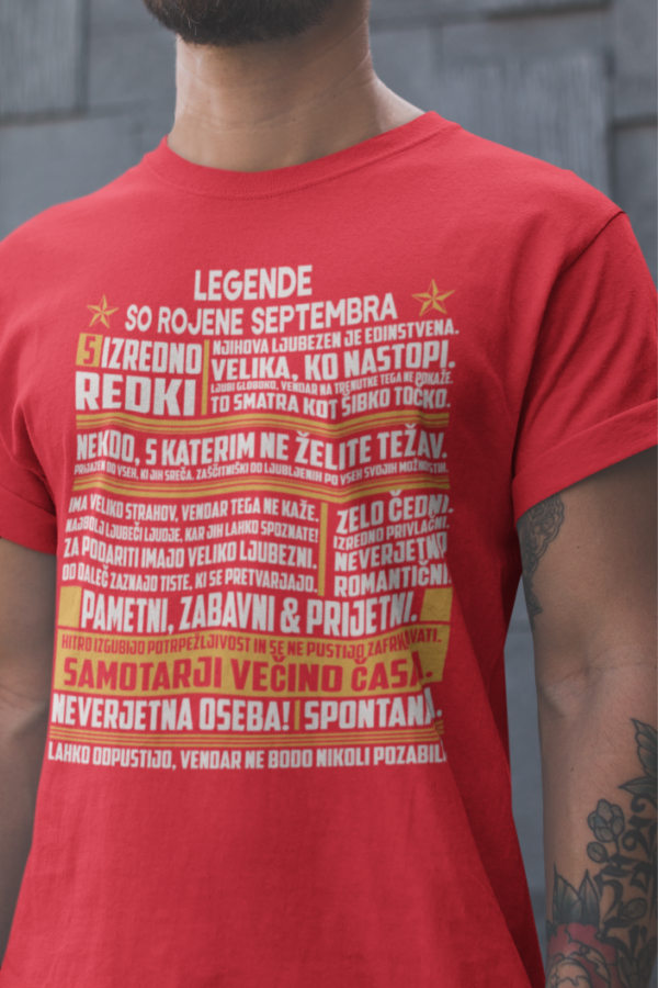 Majica Legende So Rojene Septembra