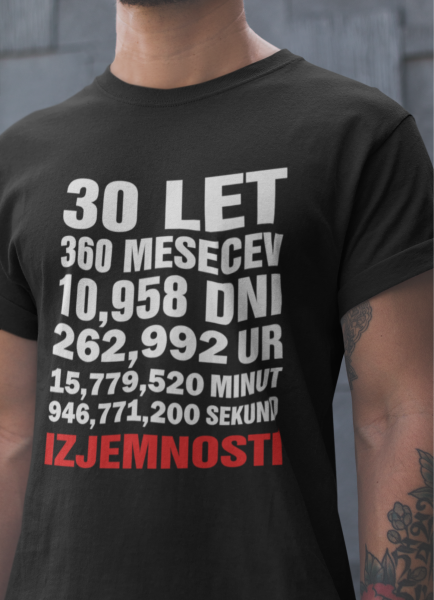Majica 30 Let Izjemnosti