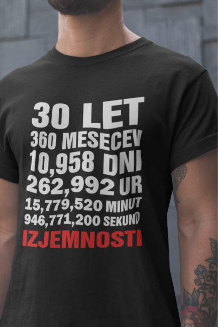 Majica 30 Let Izjemnosti