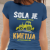 Majica Šola Je Pomembna, Kmetija Je Pomembnejša