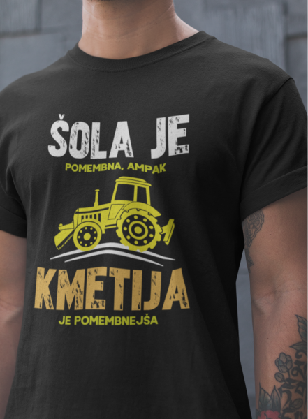 Majica Šola Je Pomembna, Ampak Kmetija Je Pomembnejša