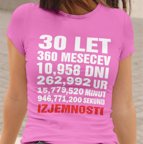 Majica 30 Let Izjemnosti