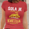 Majica Šola Je Pomembna, Kmetija Je Pomembnejša