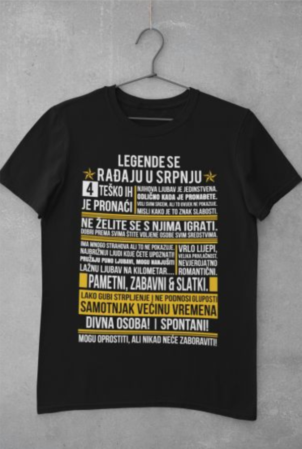 Outlet Majica Legende Se Rađaju u Srpnju