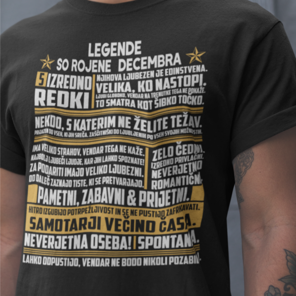 Majica Legende So Rojene - Decembra