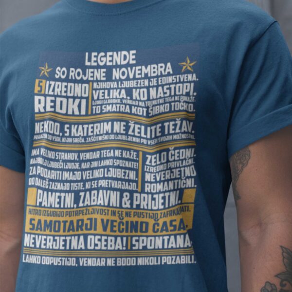 Majica Legende So Rojene - Novembra