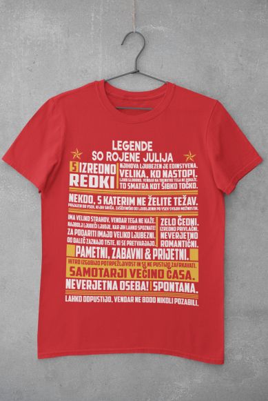 Majica Legende So Rojene Julija