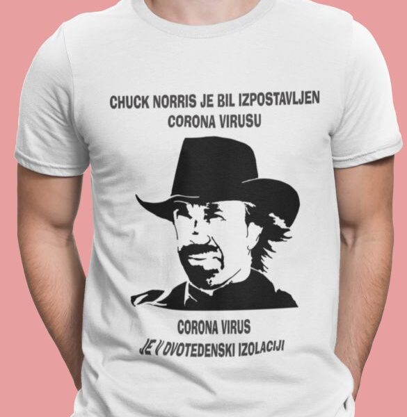 Majica Chuck Norris Corona Virus
