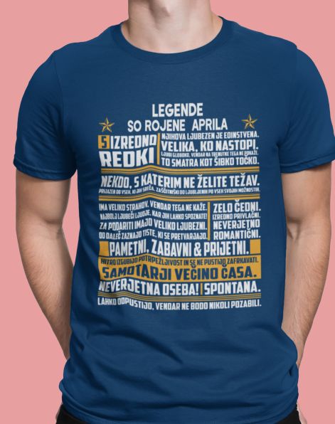 Majica Legende So Rojene - Aprila