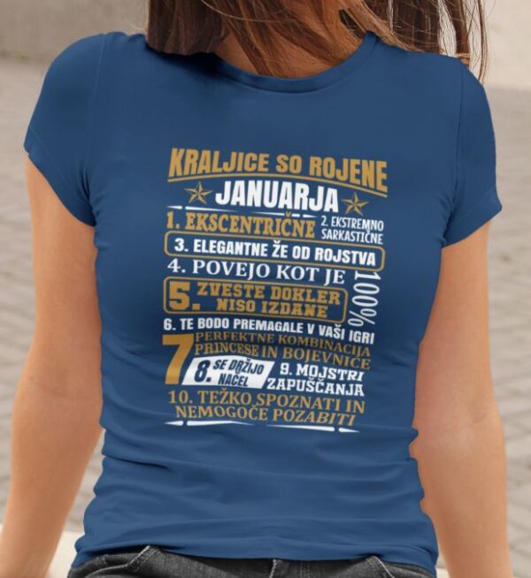 Majica Kraljice So Rojene Januarja