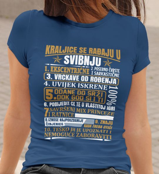 Majica Kraljice Se Rađaju u Svibnju