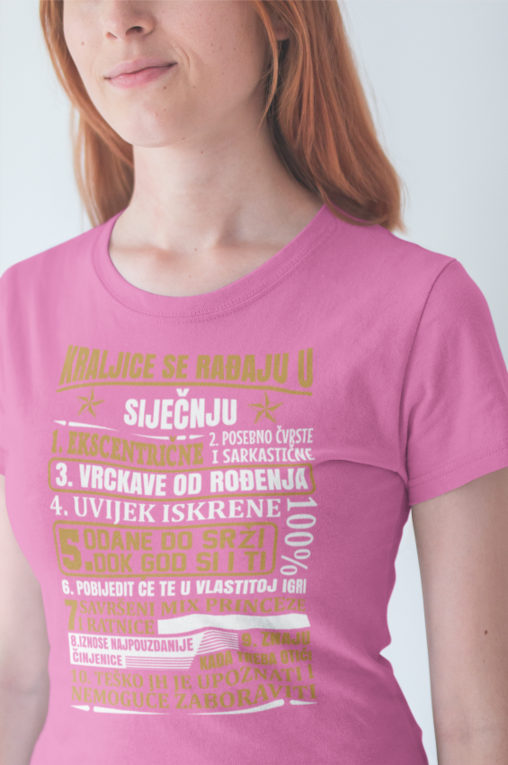 Majica Kraljice Se Rađaju u Siječnju
