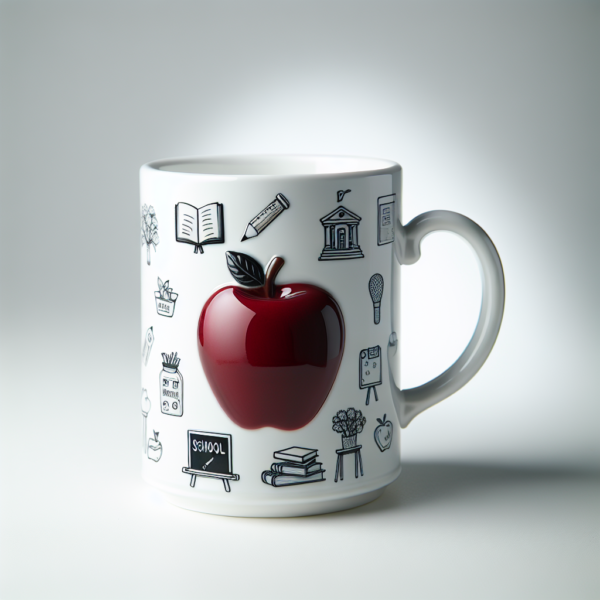 Skodelica z motivom za učitelje