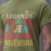Majica Legende So Rojene Novembera