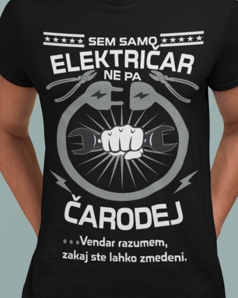 Majica Sem Samo Električar