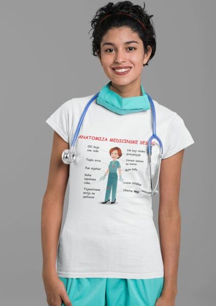Majica Anatomija Medicinske Sestre