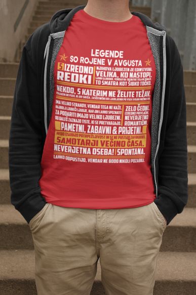 Majica Legende So Rojene Avgusta