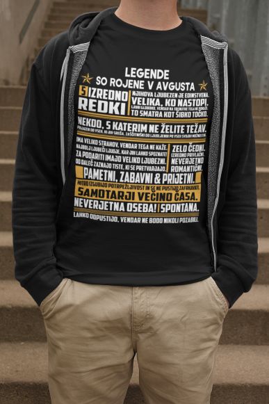 Majica Legende So Rojene Avgusta