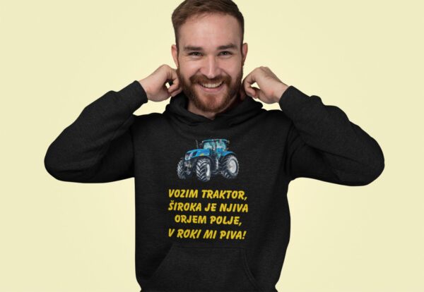 Kapucar Traktor Orjem v  Roki mi Pivo