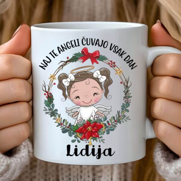 Skodelica – Naj Te ANGELI Čuvajo [ime po želji]