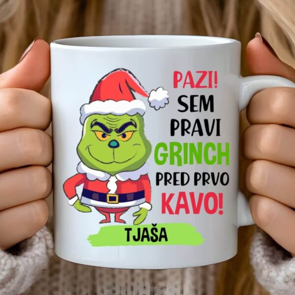 Skodelica – Pravi GRINCH + IME po želji